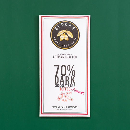 Toffee & Almond Chocolate Bar
