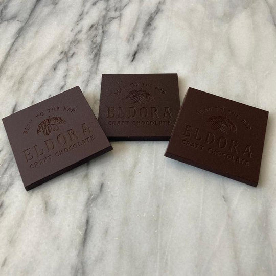 Chocolate Maker’s Variety Pack of 1 oz bars Eldora Craft Chocolate